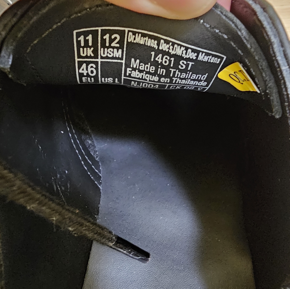 New Dr. Martens 1461 Bex Exposed ST Steel Toe Oxford Non-safety Footwear - Picture 7 of 15